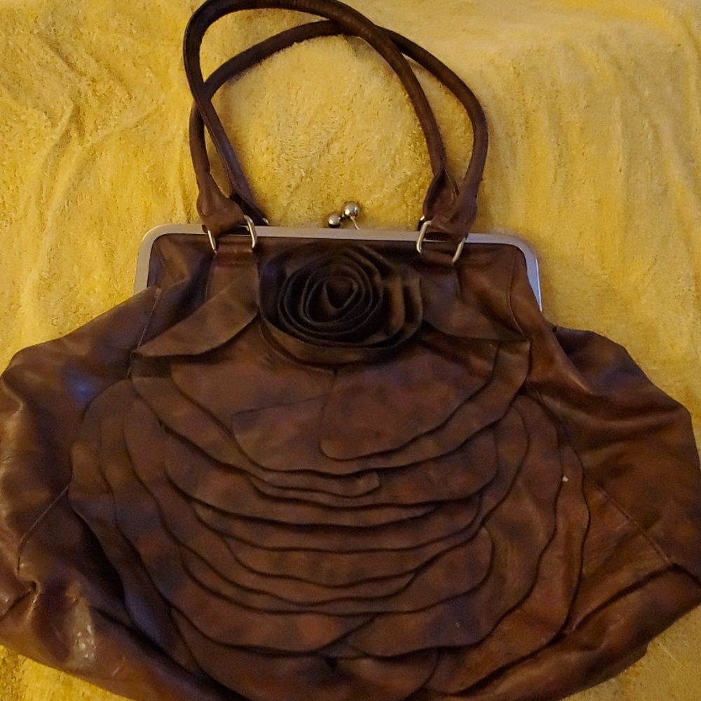 Rich brown spacious handbag